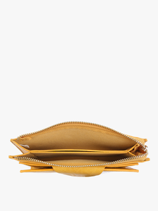 Brown Kyla RFID Wallet w/ Snap Closure