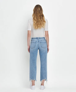 FONDLY HIGH RISE REGULAR STRAIGHT JEANS