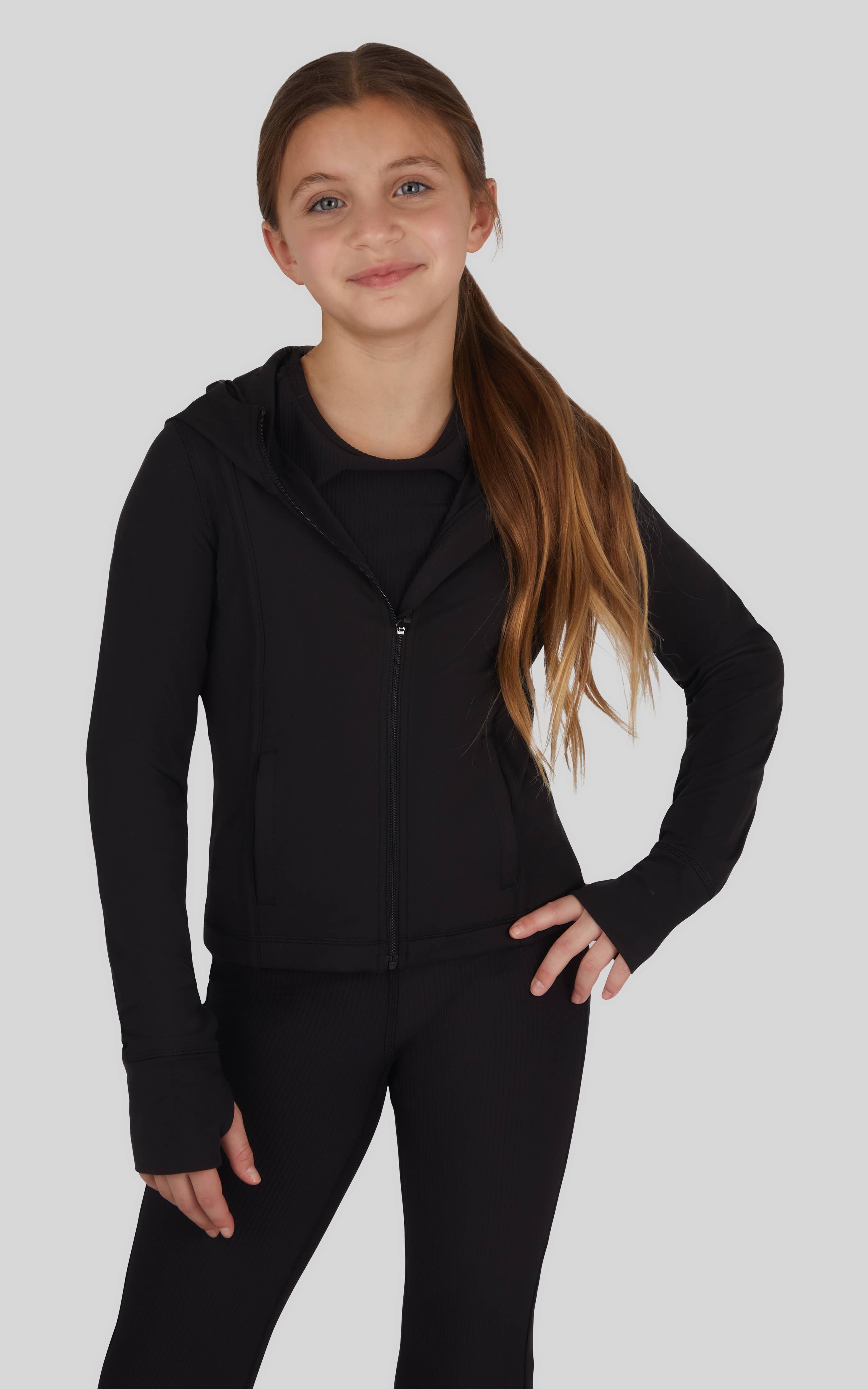 Black Girls Everyday Full Zip Active Jacket with Hood