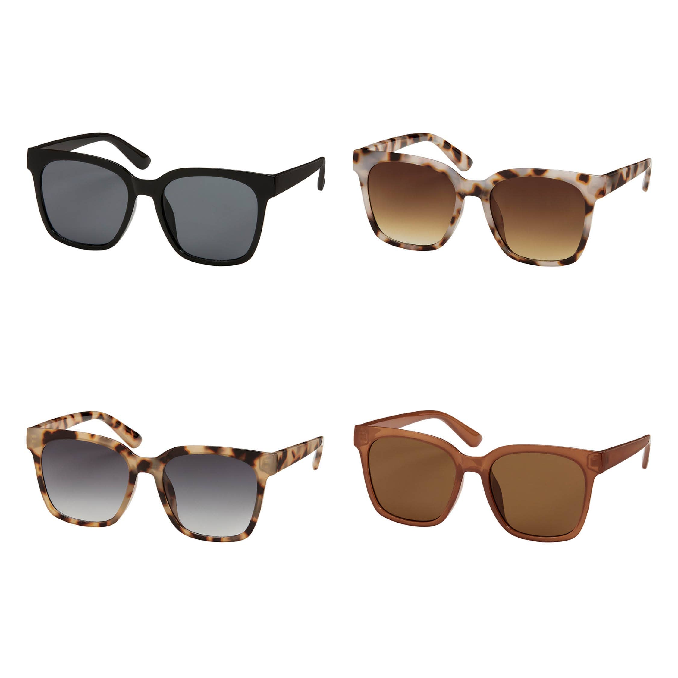 Rose Glam Square Sunglasses
