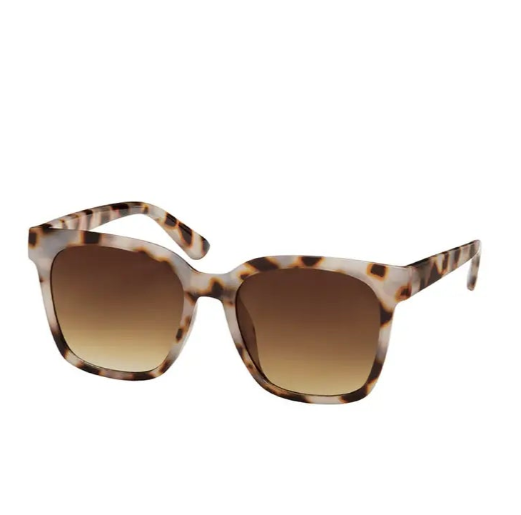 Rose Glam Square Sunglasses