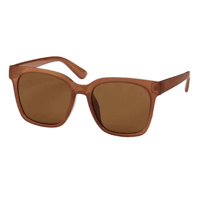 Rose Glam Square Sunglasses