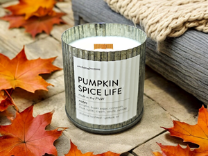 Pumpkin Spice Life Wood Wick Candle