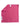 Pink Licorice: Double-Sided Washcloth: Pink / 12x12 in