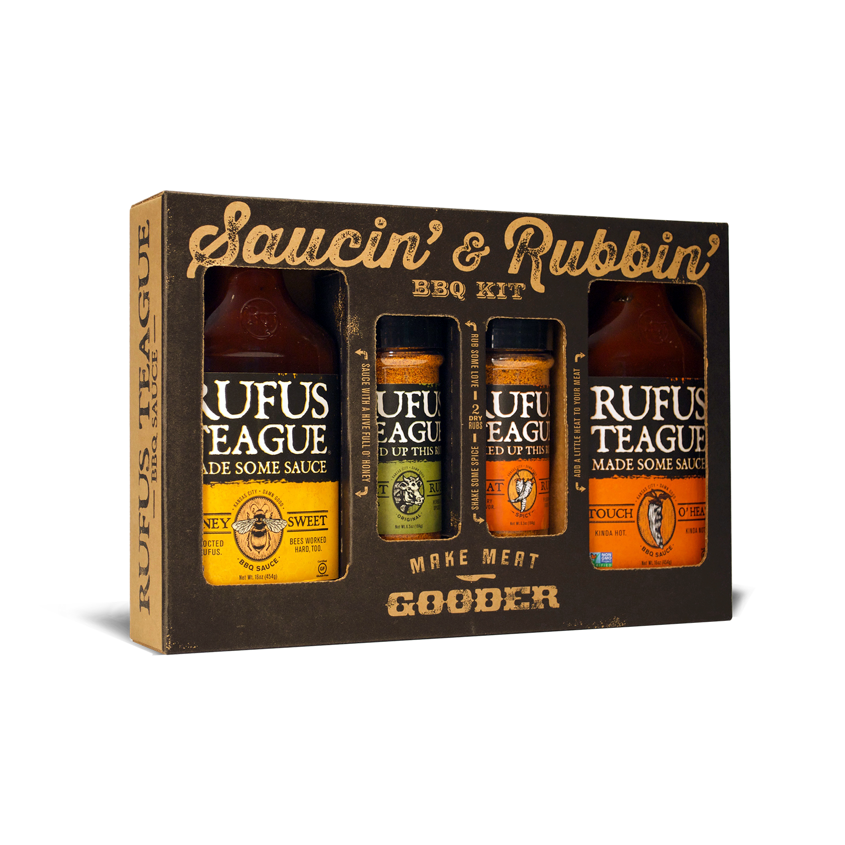 Saucin' & Rubbin' KIT (4 pack)