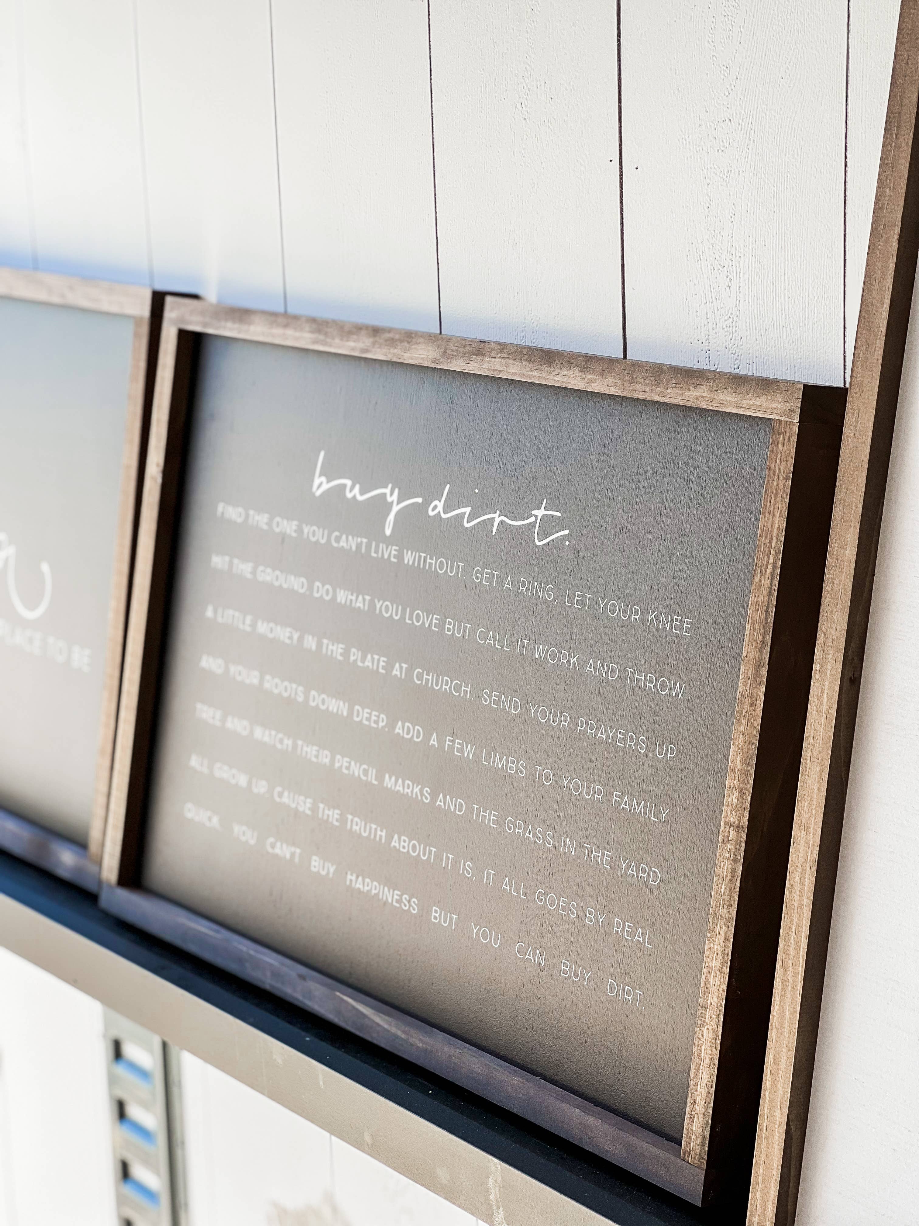 Buy Dirt - Horizontal | Wall Decor, Home Decor, Wall Art: 12x8"