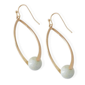 Beads in Teardrop Earring