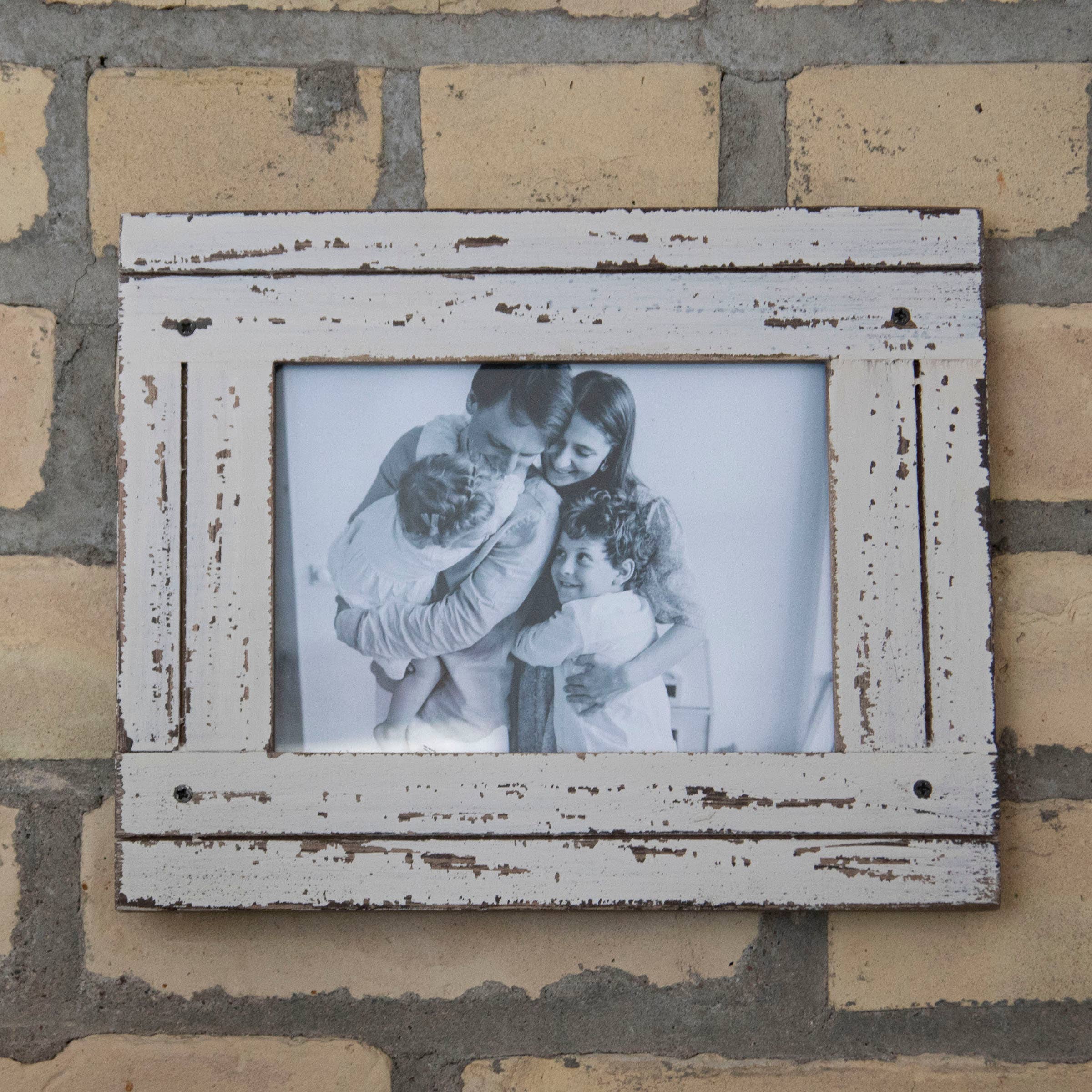 5X7 Heartland Photo Frame White