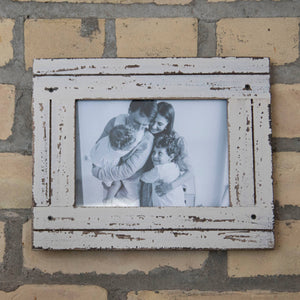 5X7 Heartland Photo Frame White