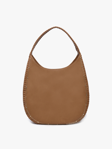 Leslie Studded Whipstitch Hobo