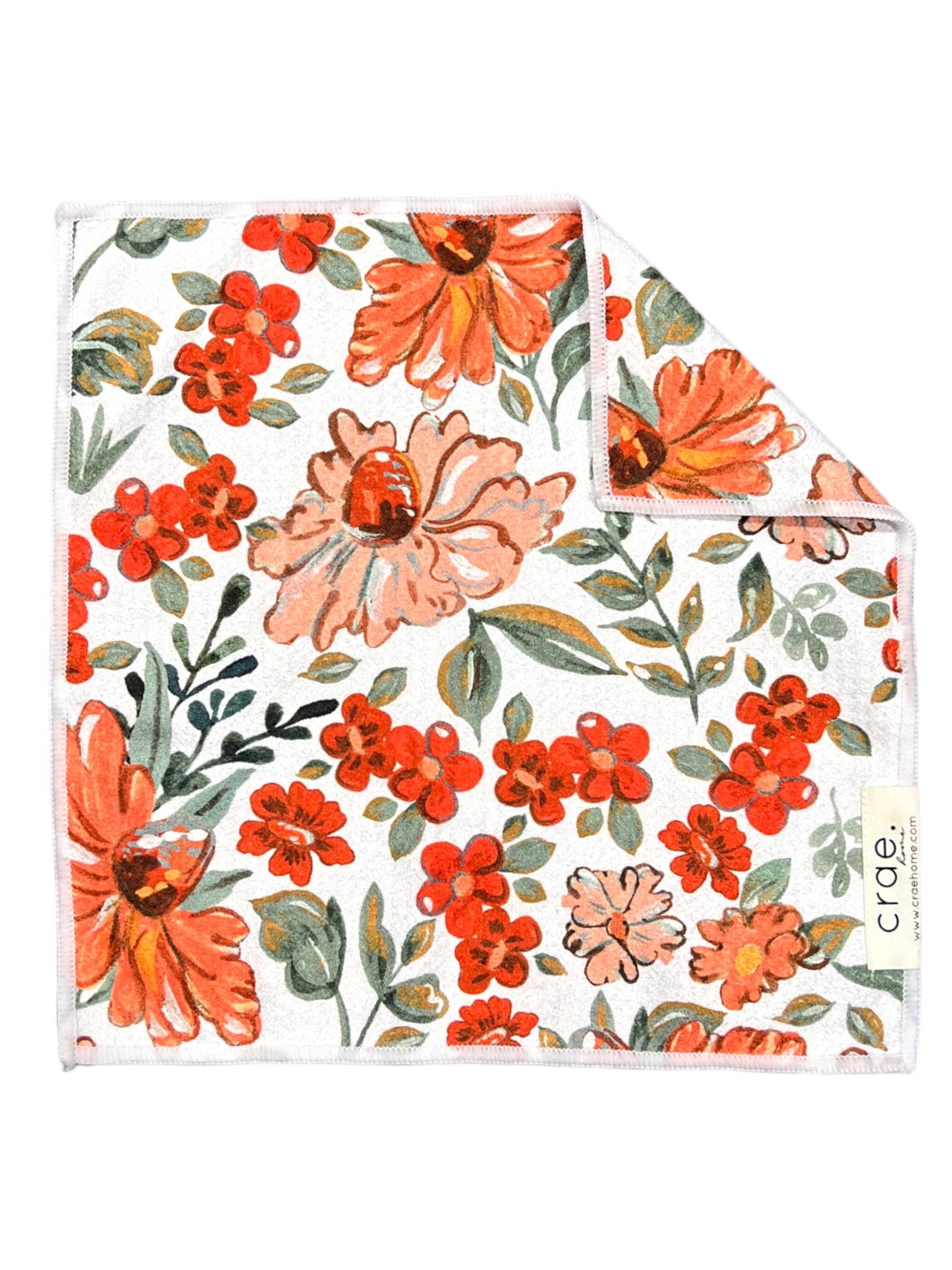 Donna: Double-Sided Washcloth: White / 12x12 / Washcloth