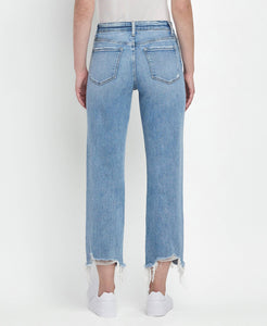 FONDLY HIGH RISE REGULAR STRAIGHT JEANS