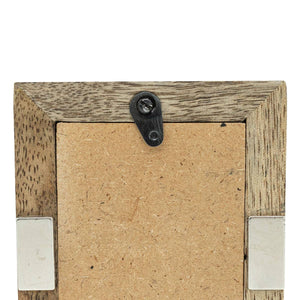 2X3 Bernadette Magnetic Mini Picture Frame With Brass Inlay