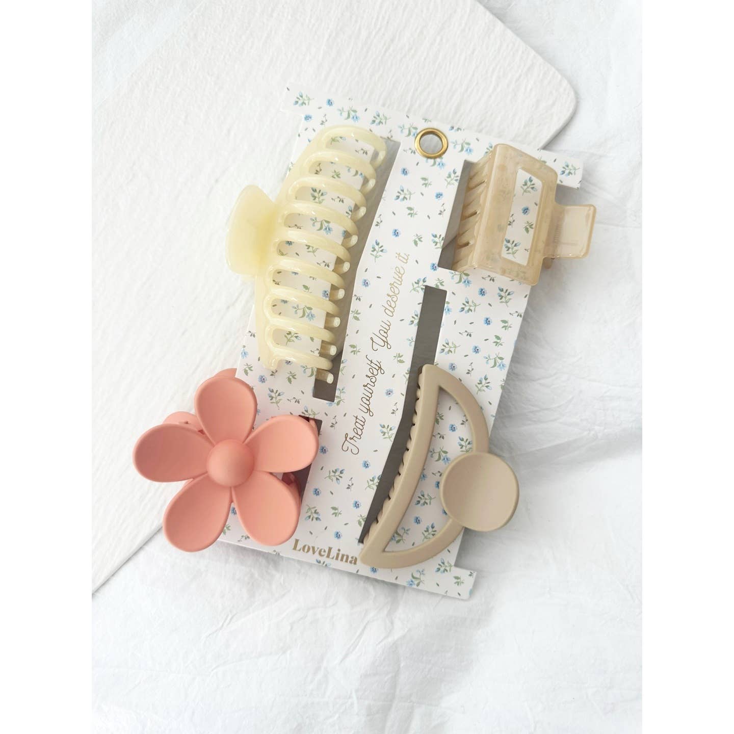 4PC Assorted Hair Clip Set - SOLINA