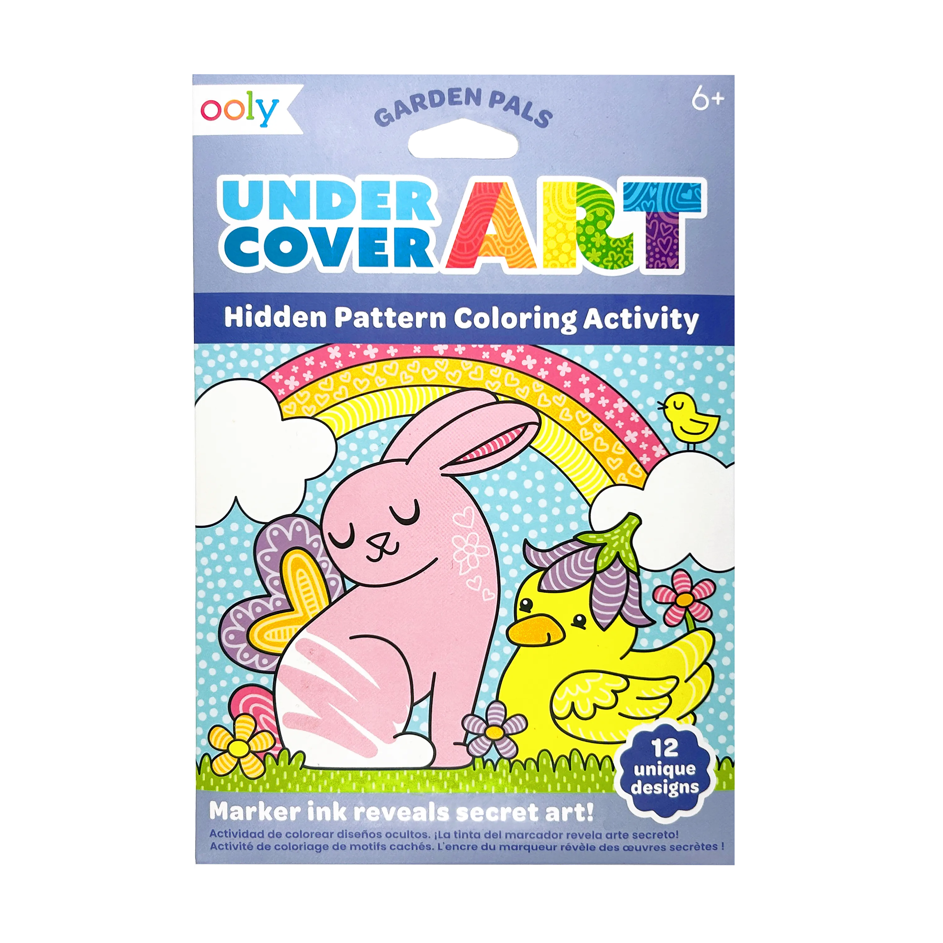 Undercover Art Hidden Patterns Color Activity - Garden Pals