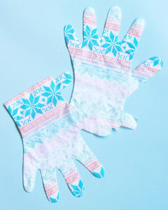 Holiday Moisture Mittens Smoothing Hand Gloves : Single