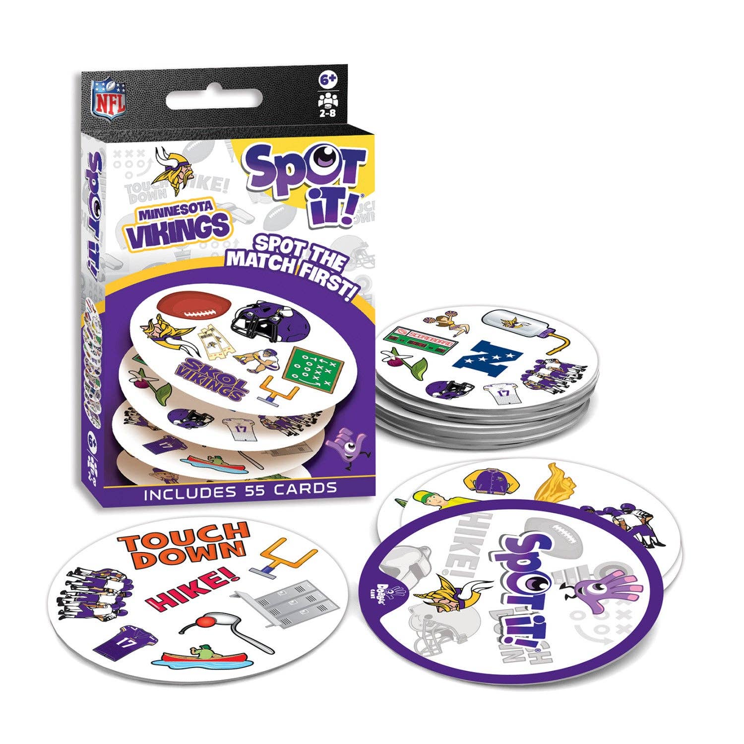 Minnesota Vikings Spot It! Card Game