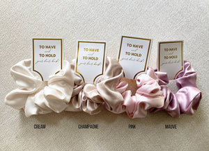 Silk Satin Soft Scrunchies - GRACE