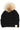 Black C.C Kids Solid Ribbed Beanie with Pom