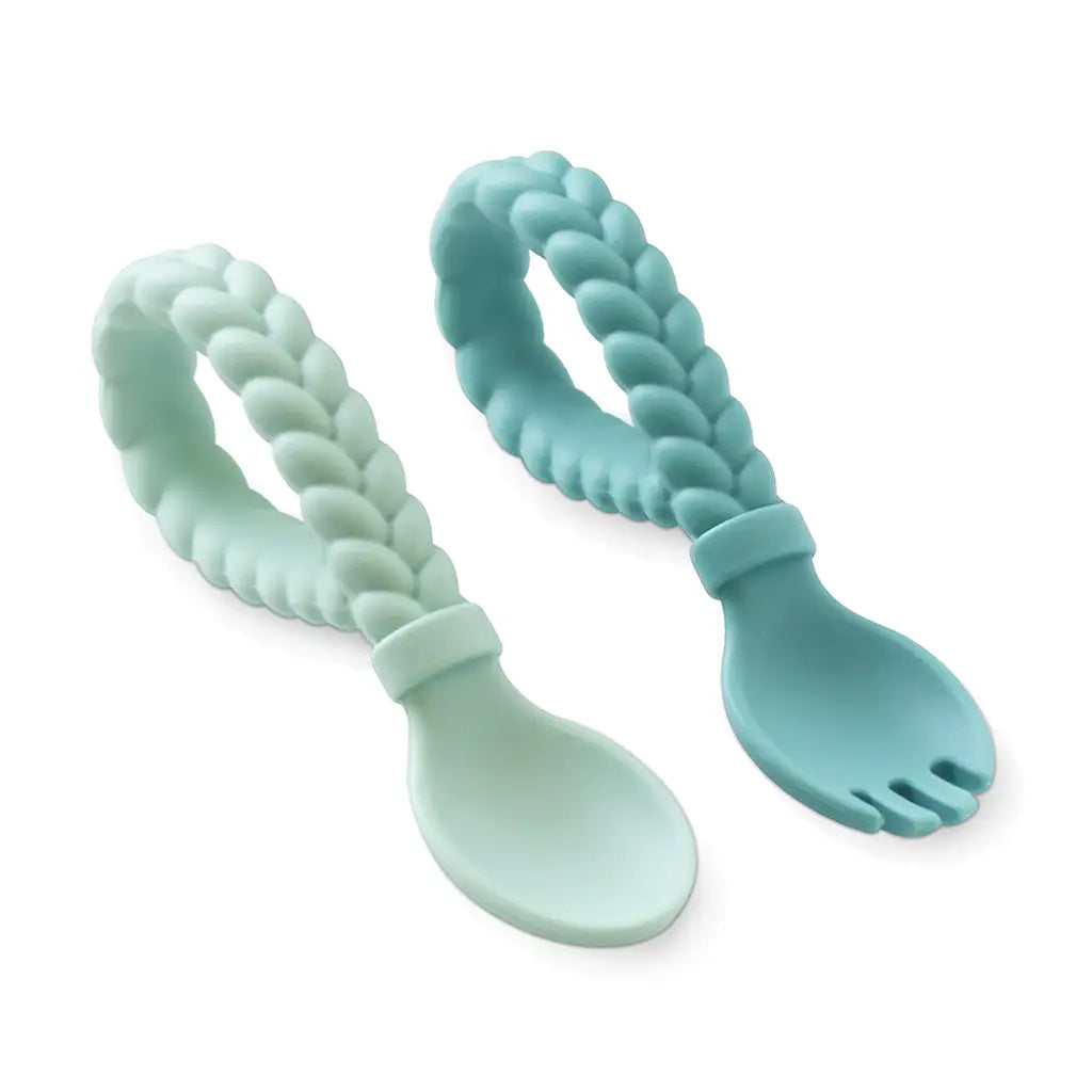 Mint Spoon + Fork Set