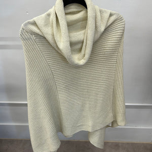 Cream Poncho