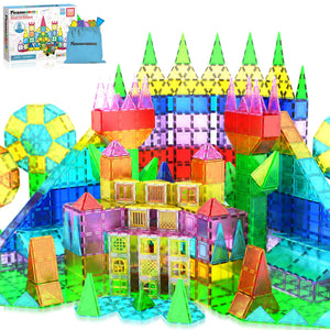 101 Piece Magnet Tile Building Blocks Construction Toys Set