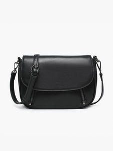 Lindsay Dual Zip Flapover Crossbody