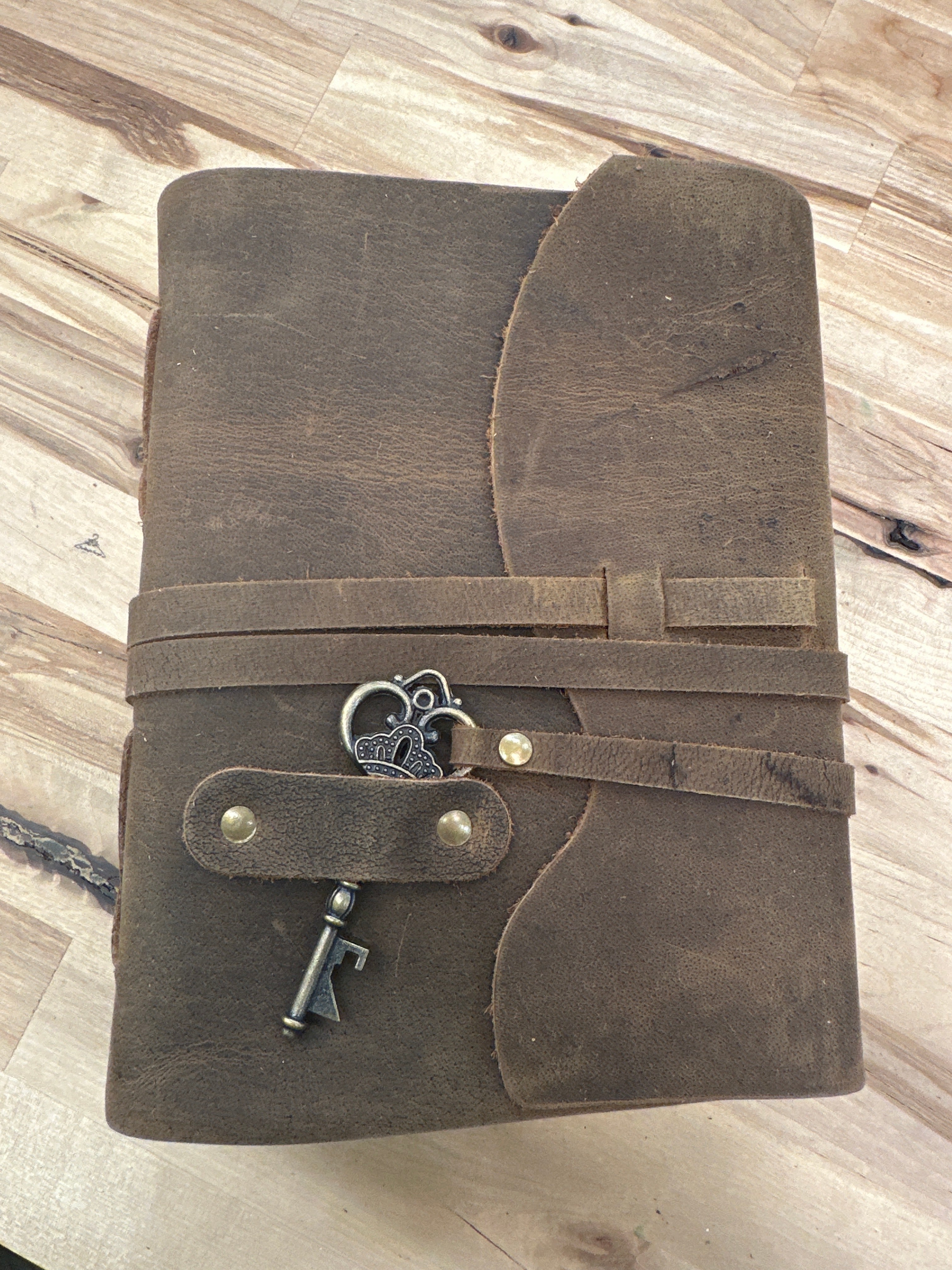 8 Inch Leather Handcrafted Unlined Journal