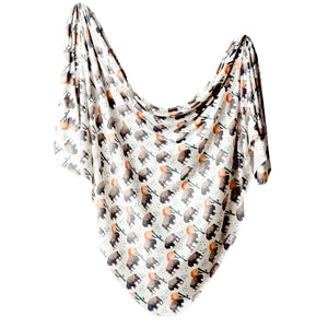 Bison Knit Blanket Single