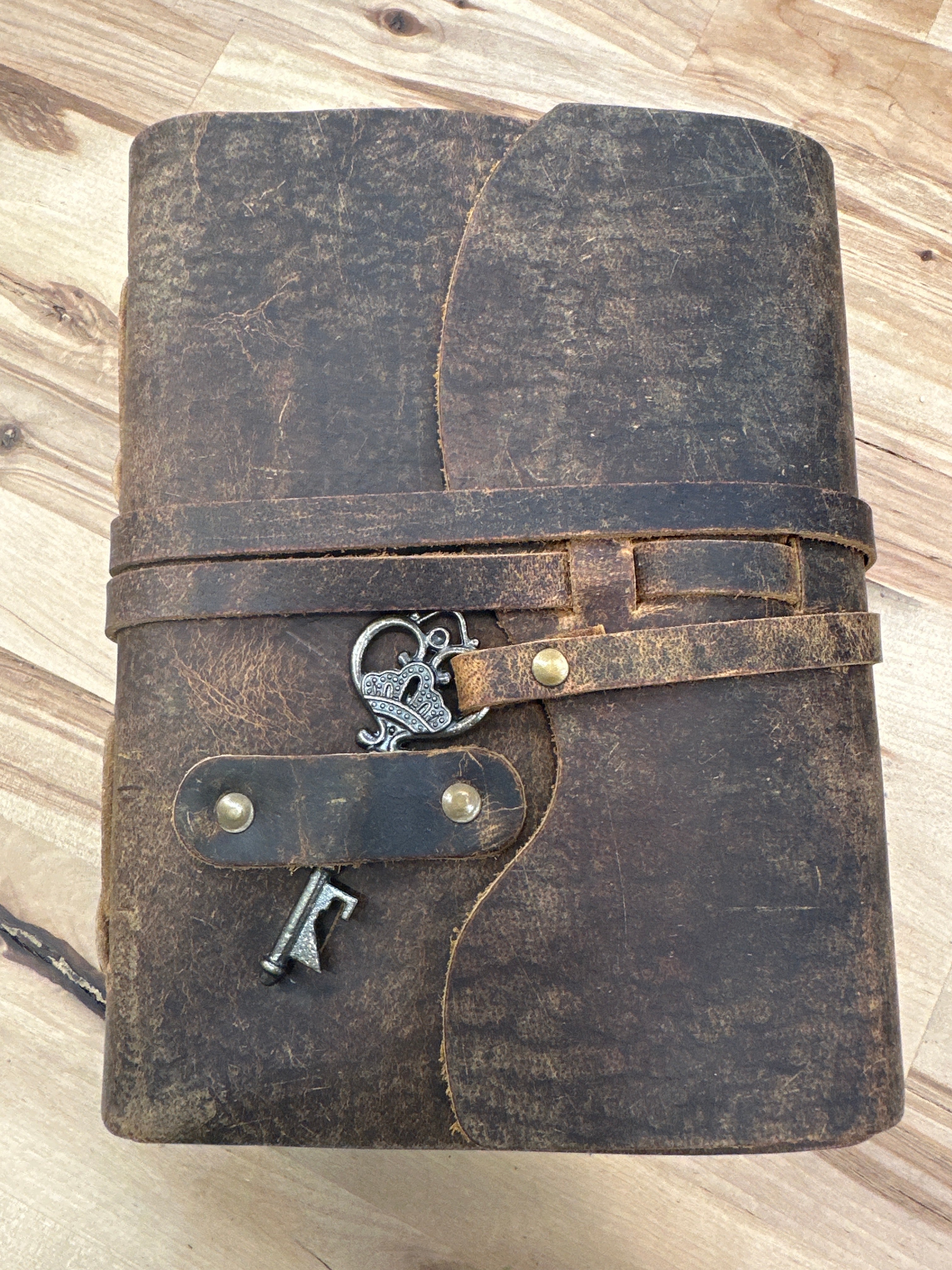 8 Inch Leather Handcrafted Unlined Journal