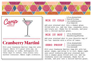 Cranberry Martini Cocktail Kit