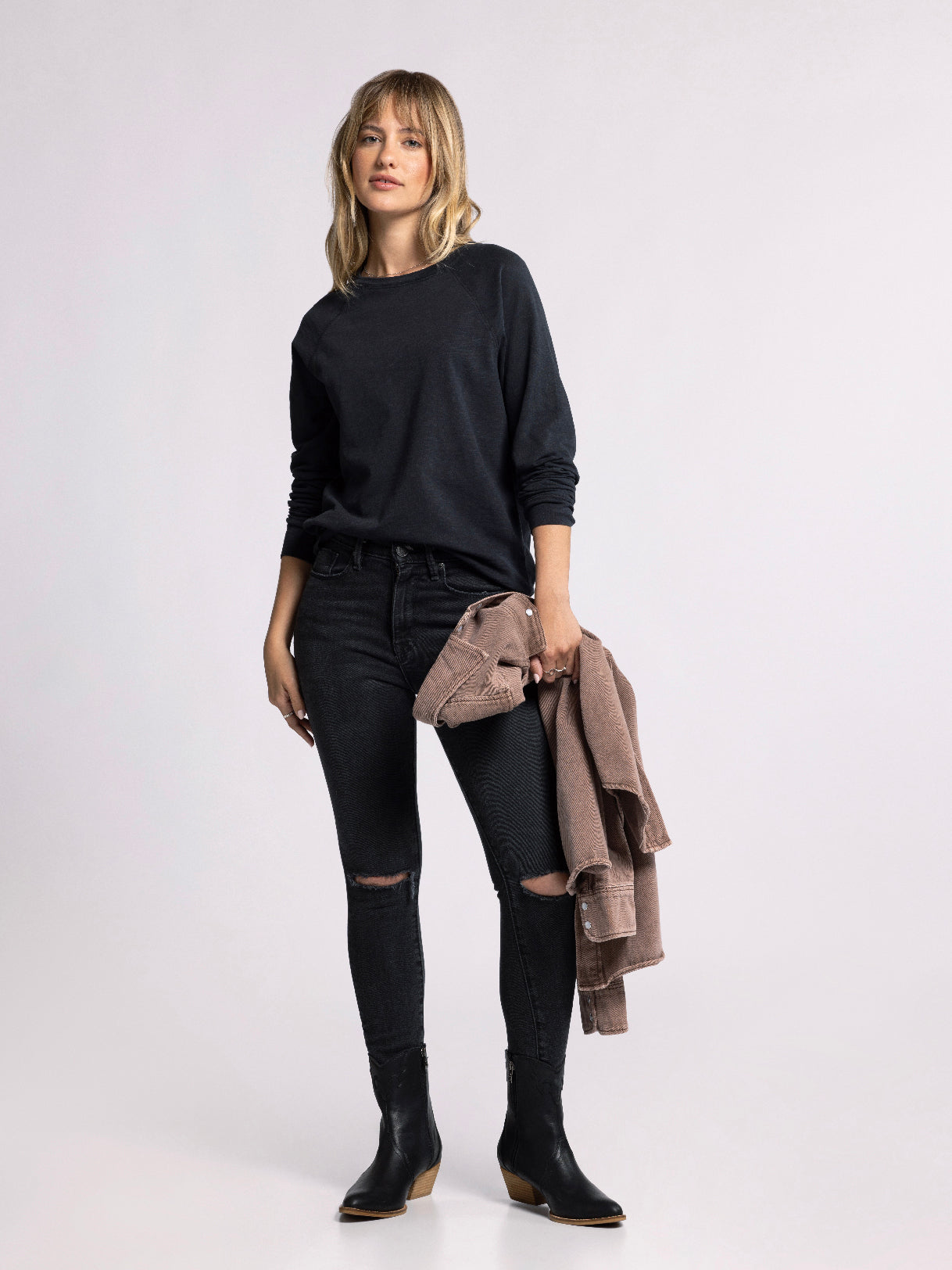 Black Everett Top