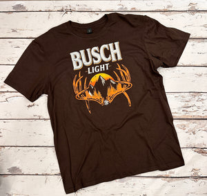 Buck Hunting Busch Light Graphic Tee