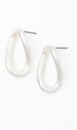 Silver Missing Link Earrings