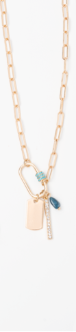 Turquoise Sticks & Stones Charm Necklace