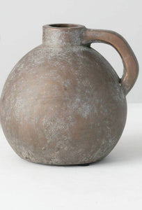 HANDLED BOTTLE VASE