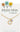 Gold Beaded White Opal and Mini Tanzanite Mazie Mae Necklace