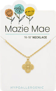 Gold Quatrefoil Mazie Mae Necklace