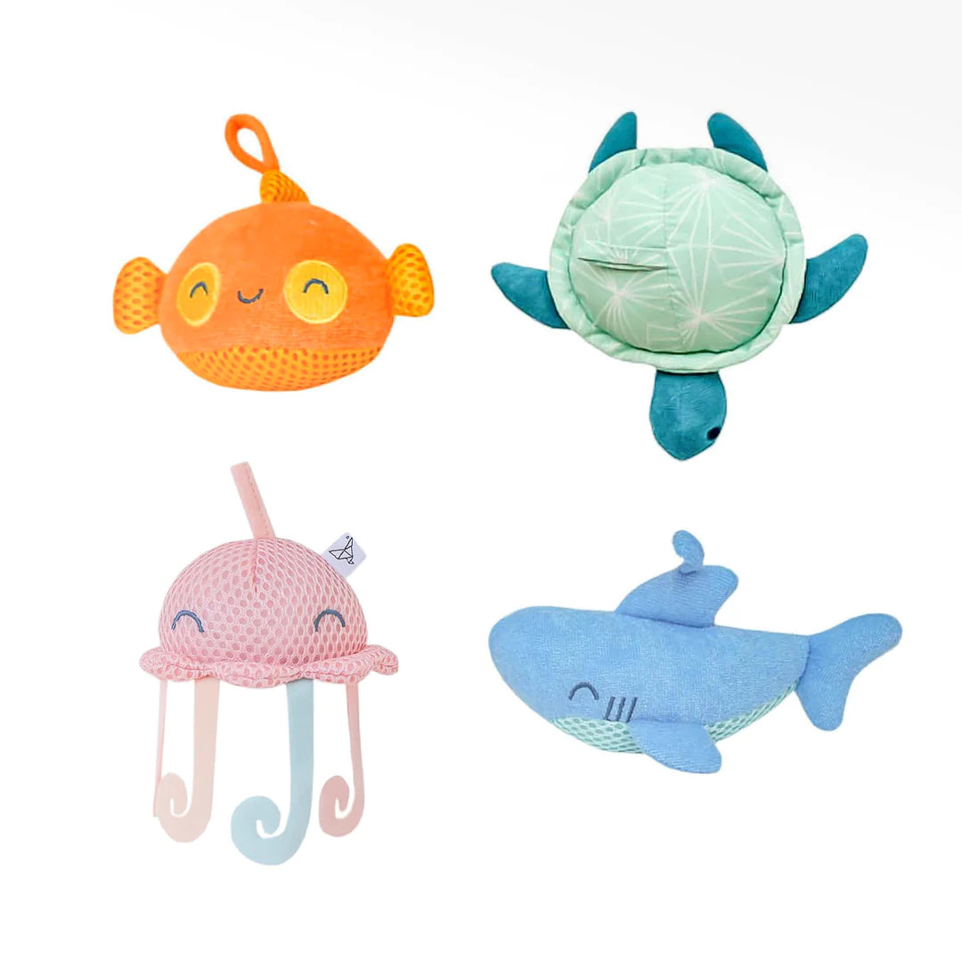 Oceana Plush Bath Toy Set