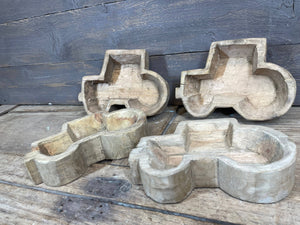 NFC Tractor Dough Bowl-WH5-9x6-Unfinished-NFC-Tractor-$4