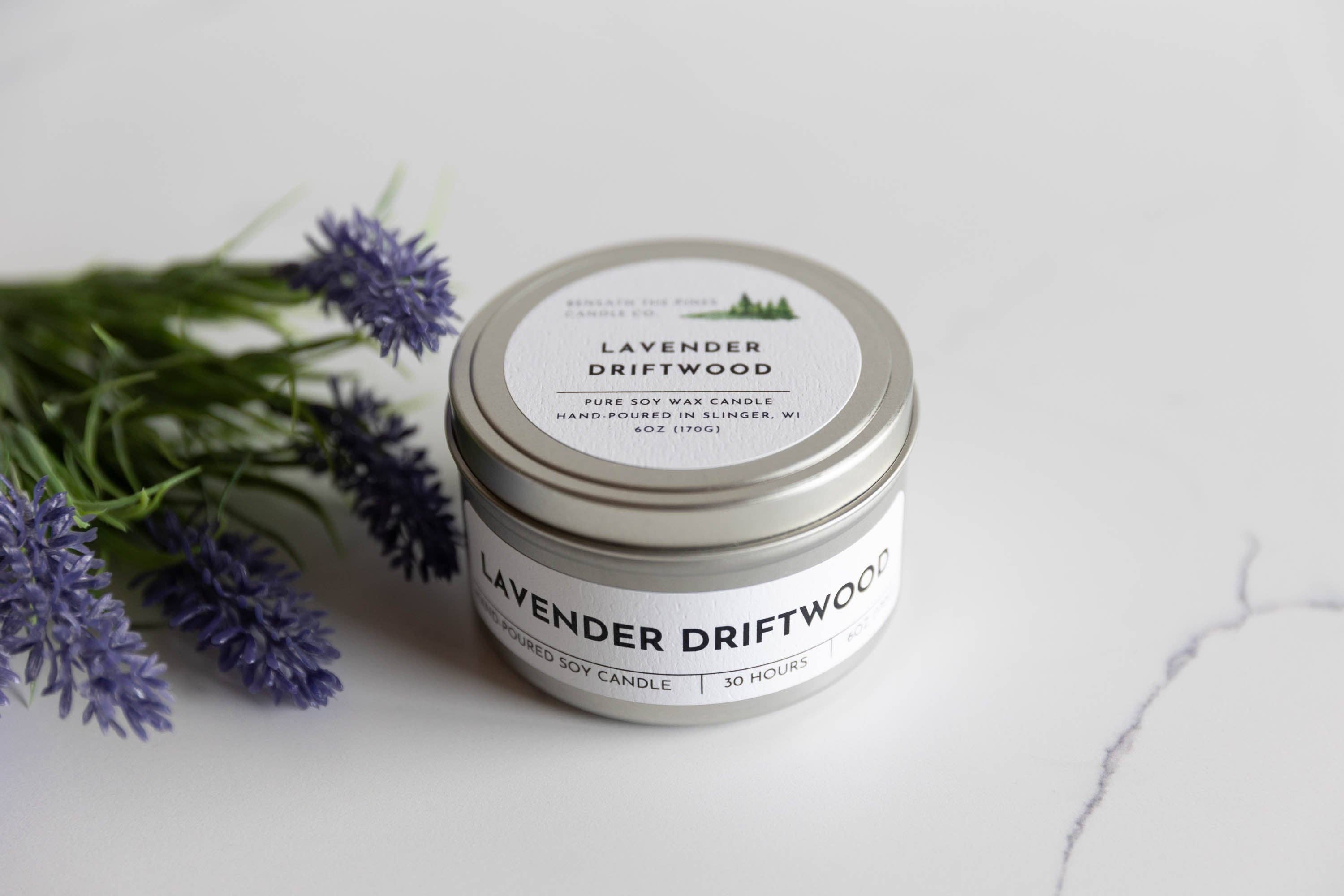 Lavender Driftwood Soy Candle