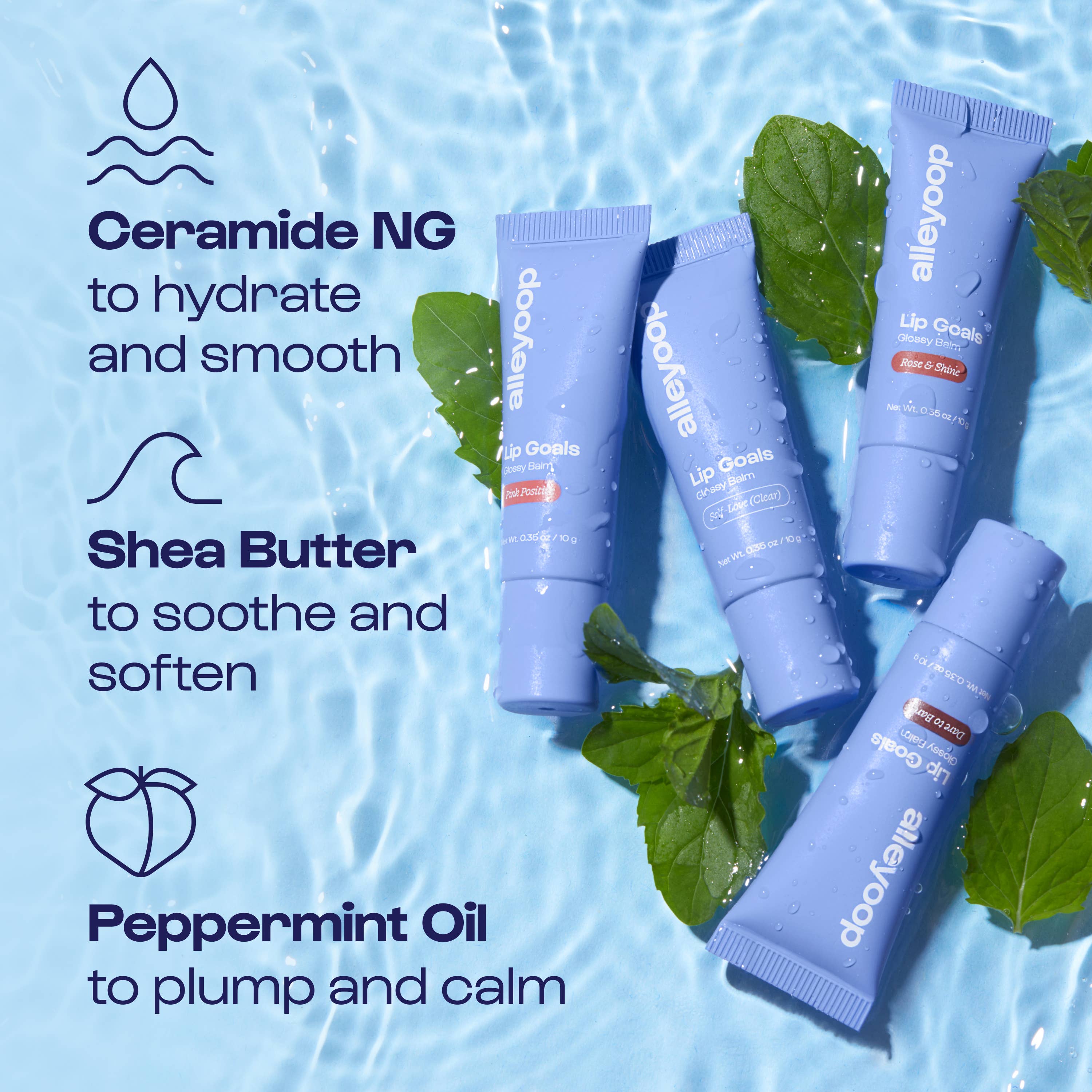 Coral Cheer Lip Goals Glossy Lip Balm/ Gifts / SPA