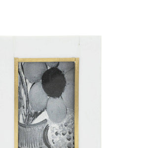 2X3 Bernadette Magnetic Mini Picture Frame With Brass Inlay