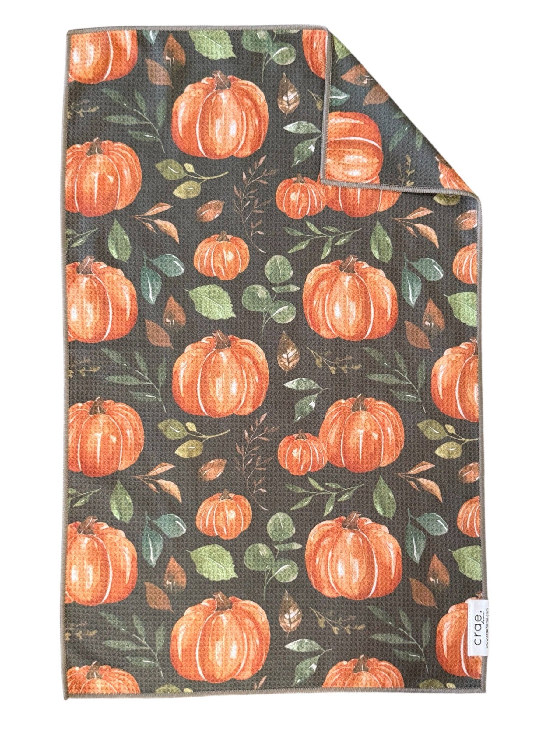 Gordy: Double-Sided Hand Towel: Green / 17x27 in / Hand Towel