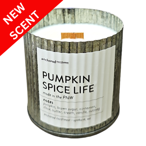 Pumpkin Spice Life Wood Wick Candle