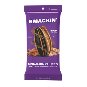 Cinnamon Churro SMACKIN' Sunflower Seeds Sampler Pack (1.5 oz)