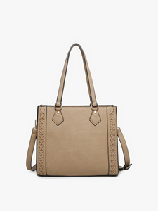 Betsy Structured Braided Crossbody/Satchel