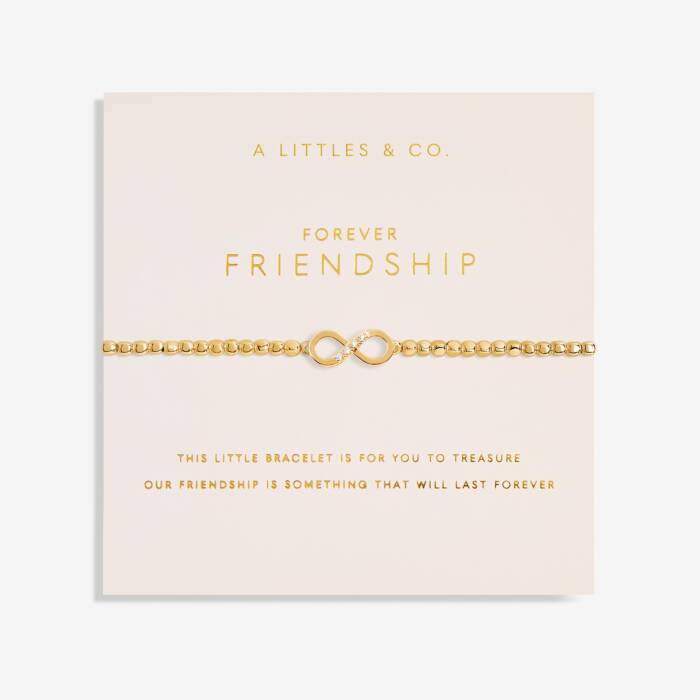 Forever Yours 'Forever Friendship' Bracelet in Gold-Tone Plating