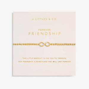 Forever Yours 'Forever Friendship' Bracelet in Gold-Tone Plating