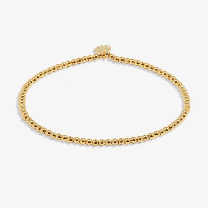 2.5mm Bead Stacking Bracelet In Gold-Tone Plating